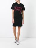 logo patch sweatshirt dress