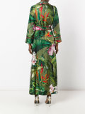 floral wrap dress