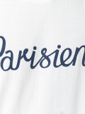 'parisien' print T-shirt
