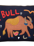 'Safari' embroidered clutch