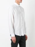 front pocket plain shirt