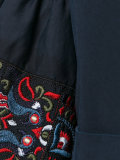 embroidered sleeve coat 