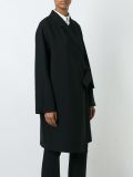 'Jumbo Twill' tie front coat