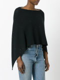 sequin cape jumper 