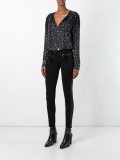 mid-rise skinny trousers