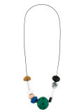 geometric bead necklace