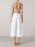 cropped halterneck jumpsuit