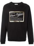 brand print sweatshirt