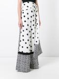 polka dots palazzo pants