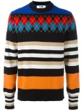 multi print oversized jumper