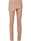 skirted velvet trousers