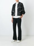 asymmetric pockets oversized jacket