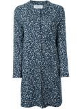 textured midi coat