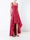 cascading skirt long dress