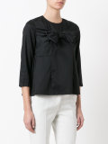 front bow blouse