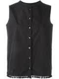 pom pom trim top