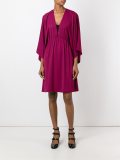 knee length charmeuse dress