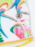 abstract print shorts