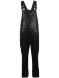 leather dungarees