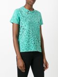 leopard print T-shirt
