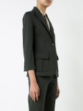 one button blazer