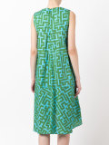 Labyrinth print dress