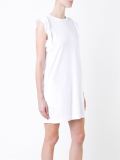 smocked sleeve t-shirt dress