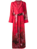 花卉印花和服式外套
