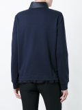 grosgrain trim padded jacket