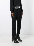 loose waist tapered trousers