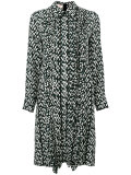 geometric print shirt dress