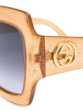 oversize square frame sunglasses