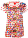 food print T-shirt 