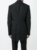 curved hem blazer 