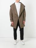 hooded coat