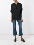 gathered back shirt