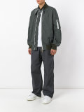 over-dyed bomber jacket