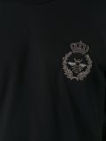 crown & bee embroidered T-shirt 