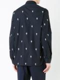 fleur-de-lis print shirt