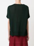 round neck knit blouse