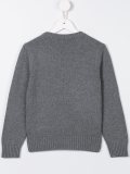 bird print sweater