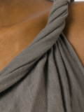 draped asymmetric dress