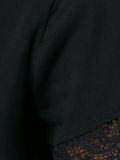 lace insert T-shirt