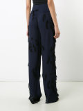 fringed palazzo pants 