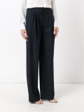 drawstring wide-leg trousers 