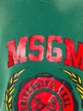 logo print shortsleeved sweatshirt