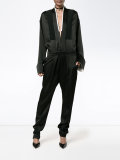 V-neck long sleeve jumpsuit 