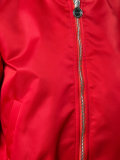 zipped bomber jacket