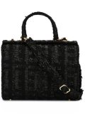 lurex woven tote