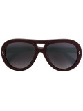 rounded aviator sunglasses